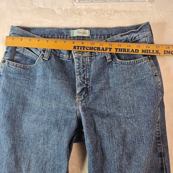 Vintage Y2K Wrangler 9/10 32 Medium Wash Western Jeans Denim Rodeo 90s Cowgirl - Picture 2 of 16